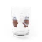 この世のうさ屋のうさ(solid)1 Water Glass :back