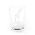 あああああのカラフルキリン Water Glass :back