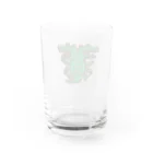 ただとま屋の単独で慌てるワニ Water Glass :back