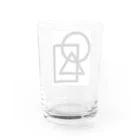 マル　サンカク　シカクのマルサンカクシカク Water Glass :back