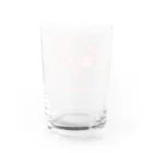 いぬがおちてるのDog’s Eye Water Glass :back