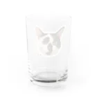 猫カフェ ぶぅたんグッズショップの絵文字カルくん Water Glass :back