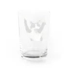 月之丞の庭の月之丞ばんにゃ～い Water Glass :back