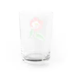 Melvilleの椿（ツバキ） Water Glass :back