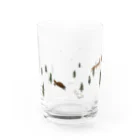 mimachihiro　SUZURI店のホッキョクグマのグラス Water Glass :back