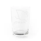 千月らじおのよるにっきのMANTA Water Glass :back