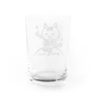 にゃんぴーの味のりにゃんぴー Water Glass :back