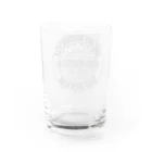 納豆ｺｰﾁｬﾝのONE-OFF (Black Letter) Water Glass :back