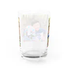 ジローTVのGP太陽チャンネルくん Water Glass :back