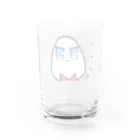 たいもの部屋のまがおのゆでたまごちゃん Water Glass :back