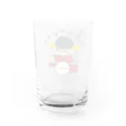 rurugirlのdrummerメガネ君 Water Glass :back