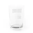 はちおちま！のGood vibes only. Water Glass :back