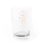 にゃんたまHOUSEのテトシルエット Water Glass :back