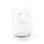 ハムスターといっしょのおにぎりみるく♀ Water Glass :back