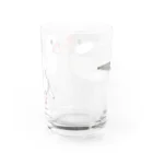まめるりはことりの幸せ文鳥ちゃん【まめるりはことり】 Water Glass :back