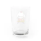 もしもしこちら文鳥のすもう文鳥よこづな Water Glass :back