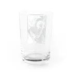 赤べこ饅頭の『猿のだまし絵』 Water Glass :back