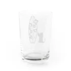 華月のDog beach Water Glass :back