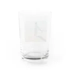 solの白いワンピース Water Glass :back