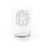 FMK-OのSHOWROOM DISC LOGO "BK" Water Glass :back