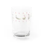 ふゆじかん/chamのふゆちゃんいっぱいグラス（ドット柄01） グラス反対面