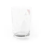 凸凹ショップのひまのかたまり ひま太郎 ひも犬の「いえーい！」 Water Glass :back