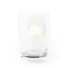ねむり屋公式グッズのNemuriya ポポグラス（CLR） グラス反対面
