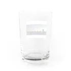 ぽぽこ🐰SHOPの遅めの夕暮れ Water Glass :back