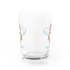 “すずめのおみせ” SUZURI店のANGELだいちゃん Water Glass :back