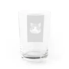 Timmy chan の猫の鳩胸 Water Glass :back