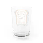 イラスト MONYAAT の食パンくんこげたくん Water Glass :back