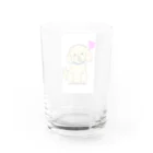 ATELIER RIKUのATELIERりくのトイプードル Water Glass :back