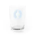 大天使のシロクマとペンギン（水彩） Water Glass :back