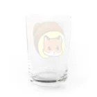 ハムぱん☆ハムロール＠直売店のハムロール（裏系はロゴ付き） Water Glass :back