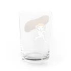 ヨープキャンが気になったのかりんとういぬ Water Glass :back