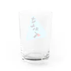 さんかく　キモノ女子のさんかく Water Glass :back