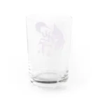 Kanji(感じ)るartのButterflyart Water Glass :back