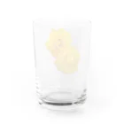 Harunoyozoraの黄色い薔薇の花 Water Glass :back