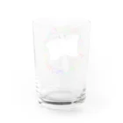 LalaHangeulのEZOMOMONGA(エゾモモンガさん) Water Glass :back