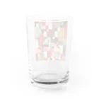 世界の絵画アートグッズのパウル・クレー《レッドグリーンとバイオレットイエローのリズム》 Water Glass :back