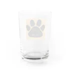 YS VINTAGE WORKSのチェコ　足跡ウィンクねこ Water Glass :back