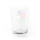 スコティッシュ・ミキ・フォールドのアネモネ Water Glass :back