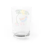 紅型キジムナー工房・コトリンチュの紅型柄ヤンバルクイナ Water Glass :back