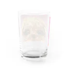 MIECHAN8787'S GALLERYのくりくりおめめのトイプーちゃん💕 Water Glass :back