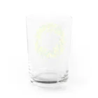 satoharuのミモザのリース Water Glass :back
