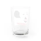 theme_musicのgirl Water Glass :back