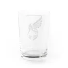 ボルダリングジム エヌロックのハミングバード　カナディアンアート風 Water Glass :back