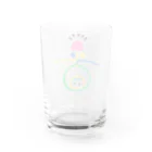 着ぐるみ＆calligraphyの愛ある未来へ『へいわちゃん』 Water Glass :back