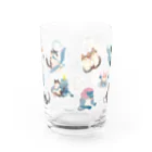 vagの猫と星座（全員集合） Water Glass :back