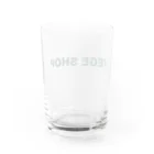 VEGE SHOPのVEGE SHOP 緑文字 Water Glass :back